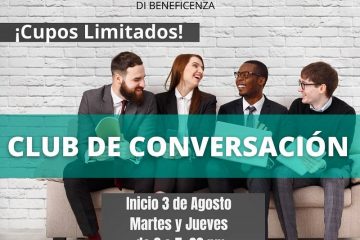 Club de conversación inicia 3 Agosto 2021