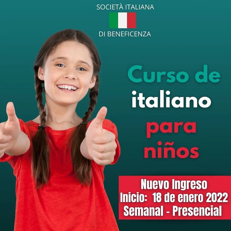 Curso de italiano para niños