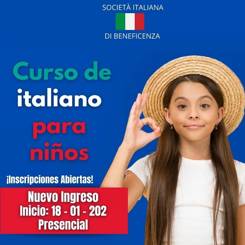 Estribillo Siempre Predecir Curso de italiano para niños - Sociedad Italiana