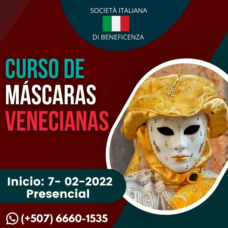 Curso de máscaras venecianas