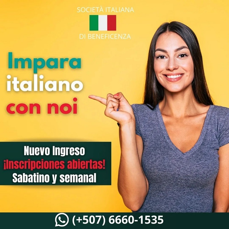 Curso de italiano para adultos.