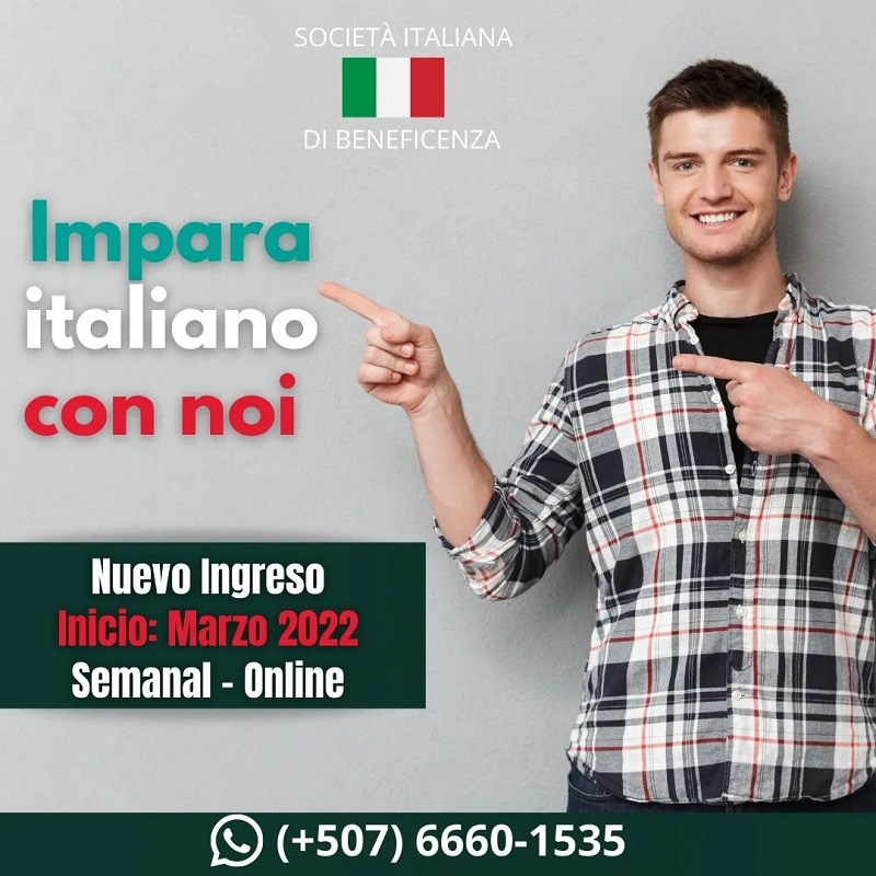 Aprende Italiano con nosotros.