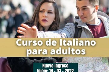 Curso de italiano para adultos.