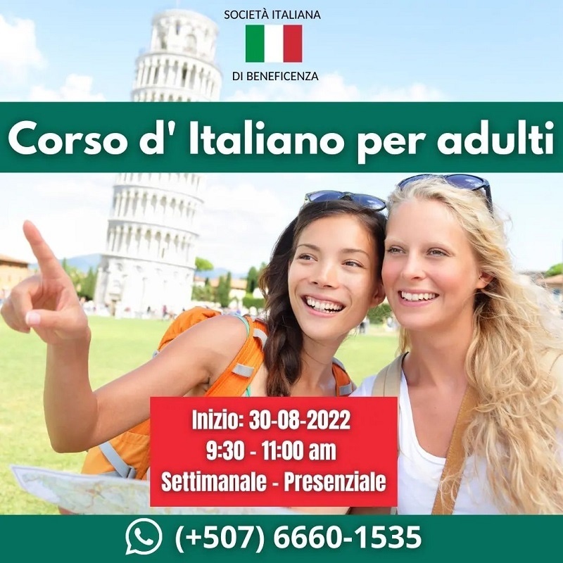 Curso de Italiano Inscripciones abiertas.