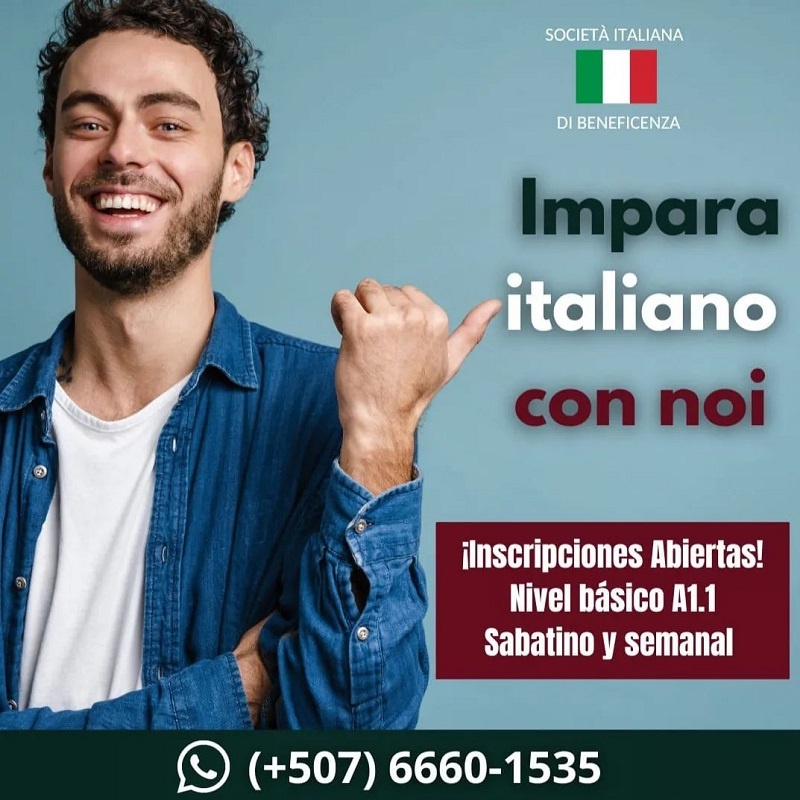 Aprende italiano con nosotros.